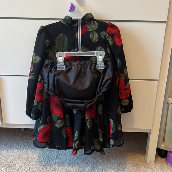🆕 black rose baby dress - Picture 3 of 7